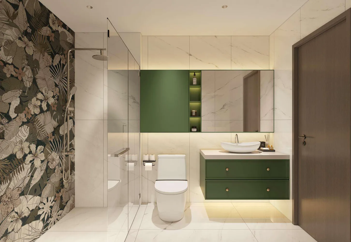 Апартаменты 2BR 52 м² — детали отделки интерьера